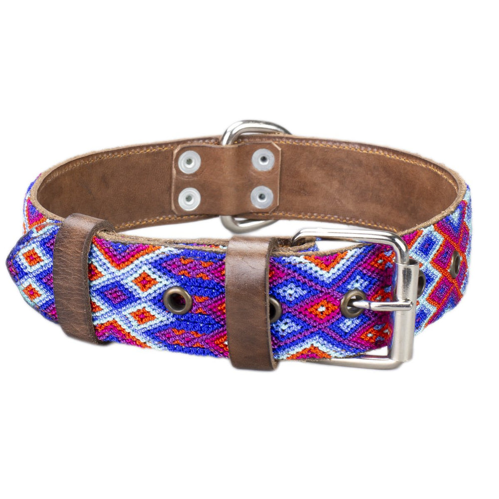 Artisan Dog Collar, Huatulco width 3.5cm