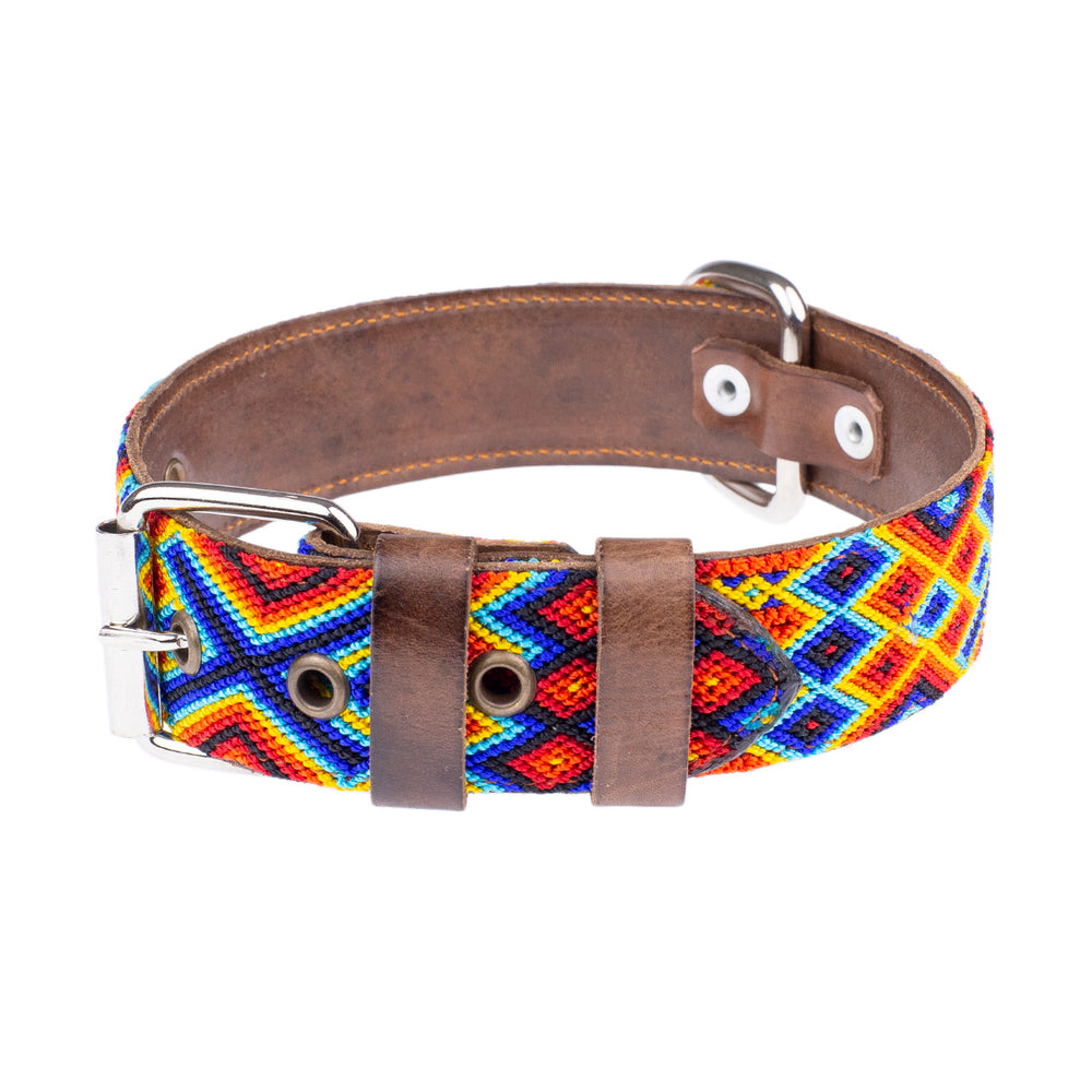 Artisan Dog Collar, Morelia width 3.5cm